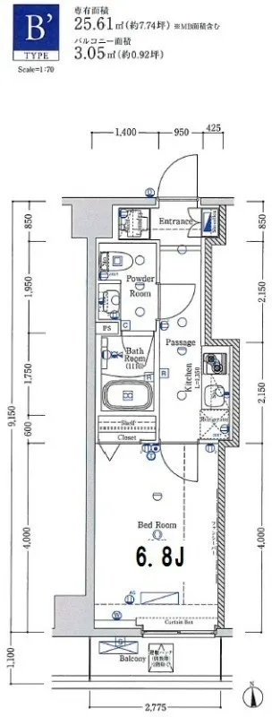XEBEC Kinshi Hokusai Street - Floor Plan - ["Diagram", "Plan"]