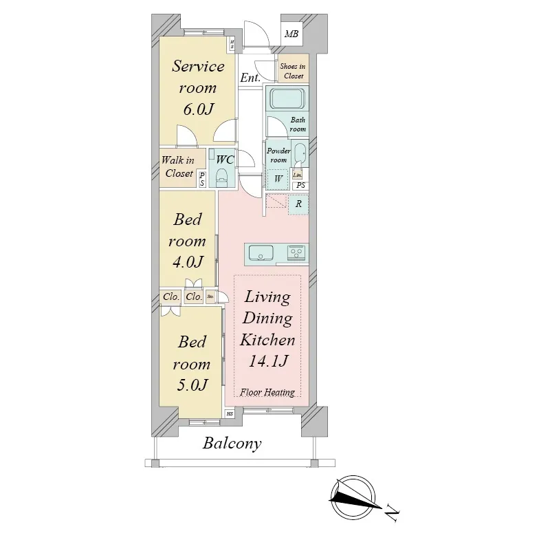 Doue Waseda - Floor Plan - ["Rectangle", "Parallel", "Font"]