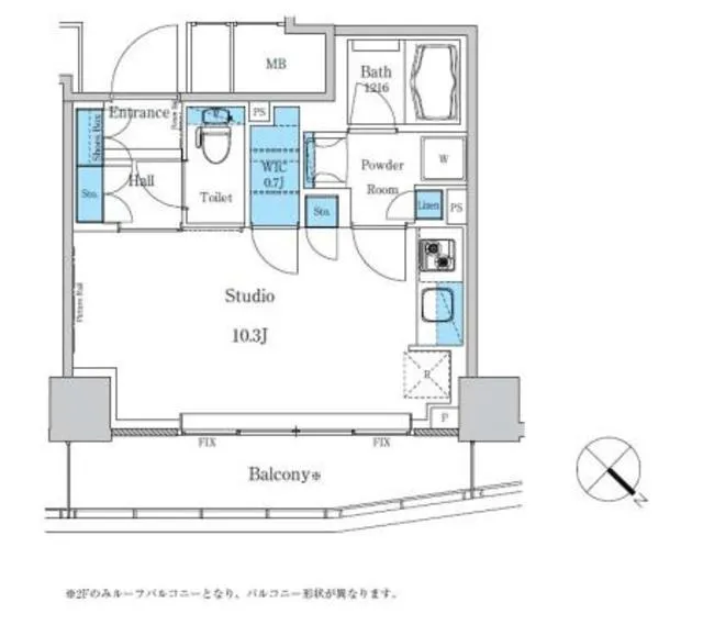 Park Axis Takinogawa La Breeze - Floor Plan - ["Schematic", "Map", "Parallel"]