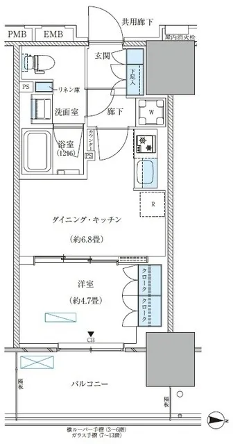 Park Axis Nishi-Ojima Comfort Square - Floor Plan - ["Diagram", "Plan", "Floor plan"]
