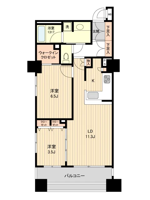 HF Ginza Residence EAST - Floor Plan - ["Rectangle", "Floor plan", "Parallel"]