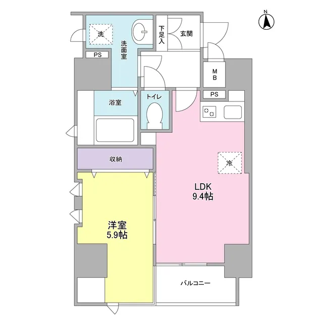 ISSEI Residence Kagurazaka - Floor Plan - ["Map", "Rectangle", "Schematic"]