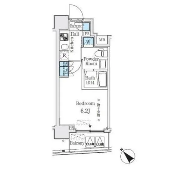 Cozy Court Tsumazuyama - Floor Plan - ["Parallel", "Technical drawing", "Rectangle"]
