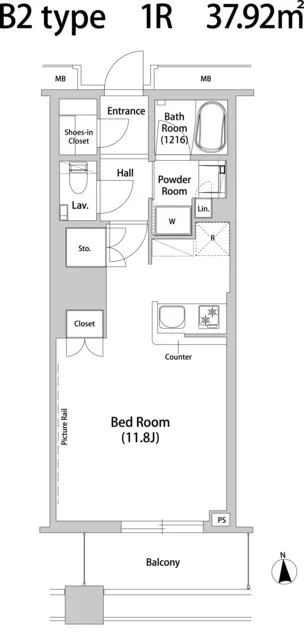 Shinagawa Heart View Tower - Floor Plan - []