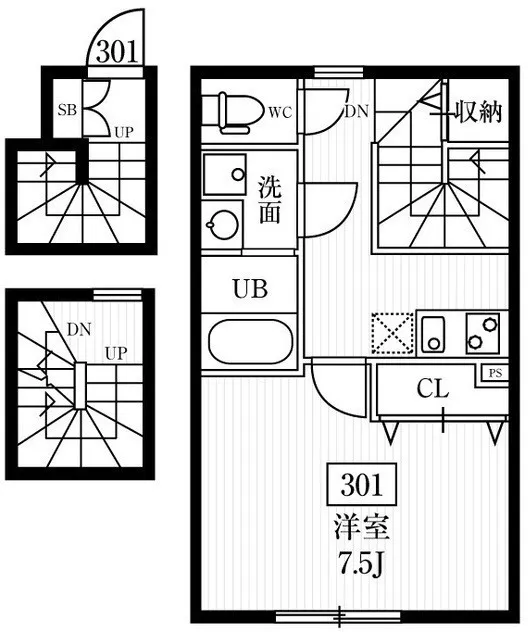 Mihas Omori Sanno II - Floor Plan - ["Plumbing fixture"]