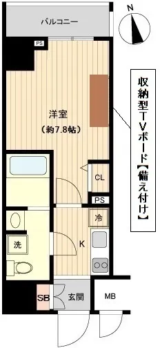 Orchid Residence Ueno - Floor Plan - ["Tile Flooring"]