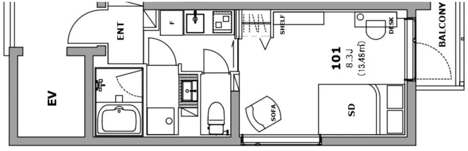 Hmlet Kamata - Floor Plan - ["Floor plan"]