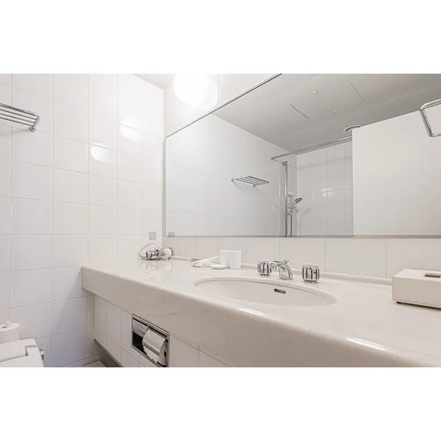 Prudential Tower Residence - Interior - ["Mirror", "Tap", "Plumbing fixture"]