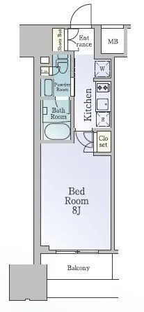 Le Fon Blanche Shinagawa Minamioi - Floor Plan - []