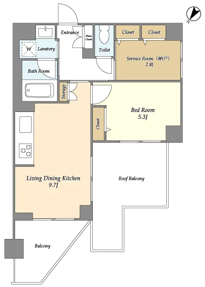 LUMIEC BUNKYO SENGOKU - Floor Plan - ["Plan", "Floor plan", "Diagram"]