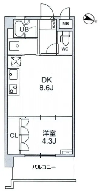Wilterrace Oshiage - Floor Plan - ["Home Door"]