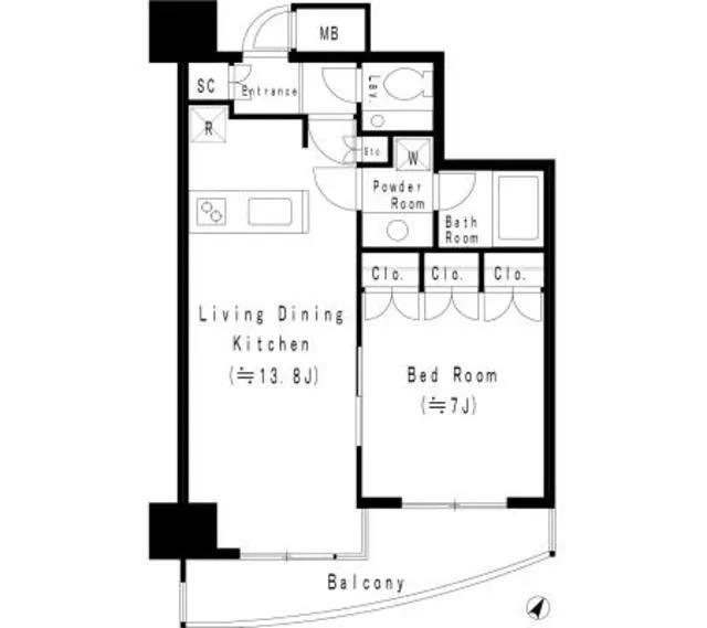 MFPR Yoyogi Tower - Floor Plan - ["Floor plan", "Plan", "Diagram"]