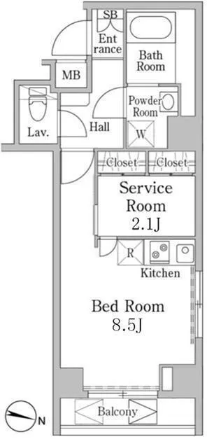VAINQUEUR Iwamotocho - Floor Plan - []