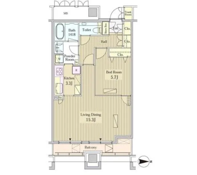 Momento Shiodome - Floor Plan - ["Floor plan", "Plan", "Floor"]