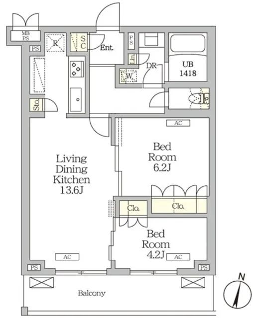 Milene Takinogawa - Floor Plan - ["White", "Diagram", "Floor plan"]