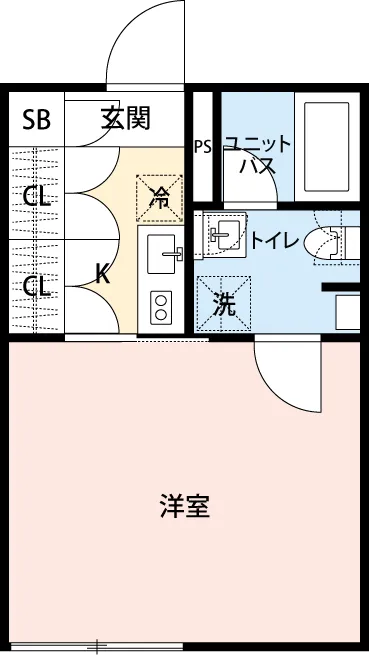 Mynavi STAY Tachiaigawa 2 - Floor Plan - ["Tile Flooring"]