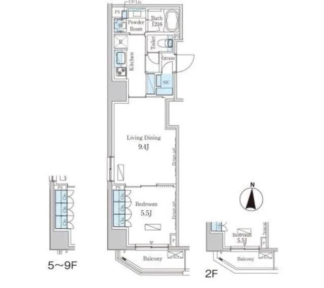 Park Axis Kinshicho Veil - Floor Plan - ["Font", "Parallel", "Engineering"]