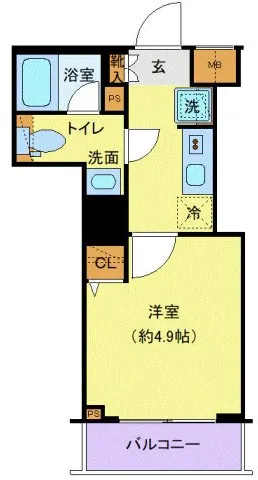 Plaire Duc Togoshi Ginza Street - Floor Plan - []