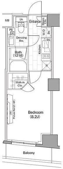 The Park Habio Shinjuku - Floor Plan - []