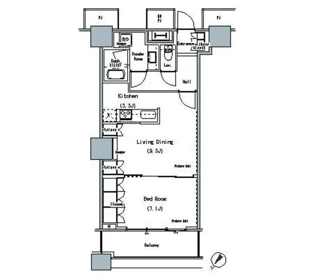 The Tokyo Towers Midtower - Floor Plan - ["Floor plan", "Diagram", "Plan"]