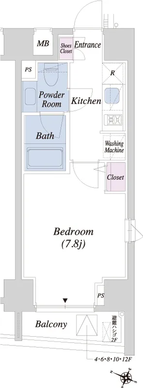 THEATER COURT HONKOMAGOME - Floor Plan - []
