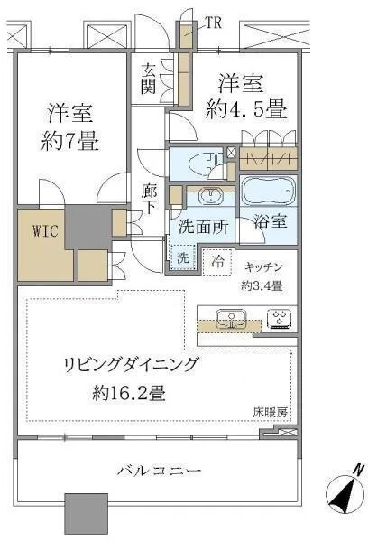 Brillia Mare Ariake Tower & Garden - Floor Plan - ["Design", "Diagram", "Floor plan"]