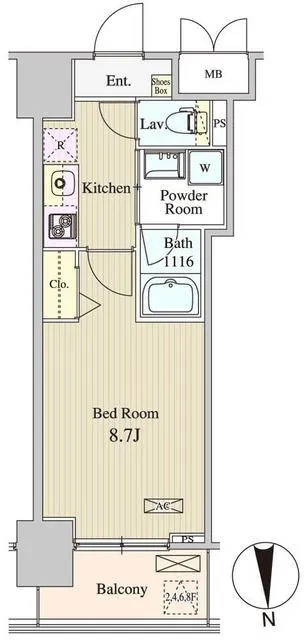 The Magnolia Garden Ebisu - Floor Plan - ["Floor plan", "Plan", "Text"]