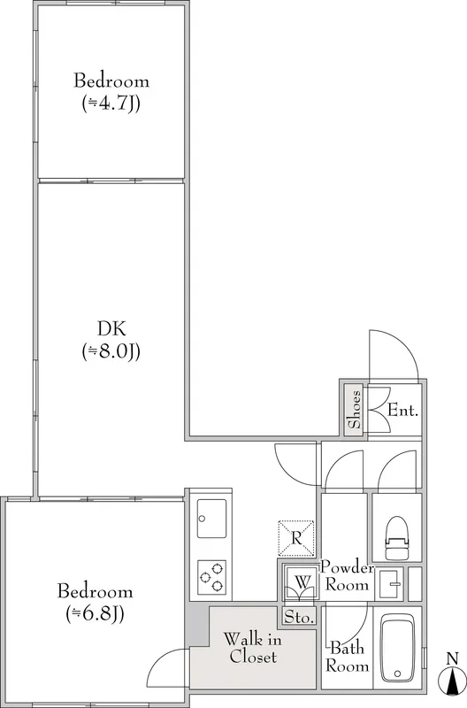 FARE Mejiro - Floor Plan - ["White", "Diagram", "Wood flooring"]