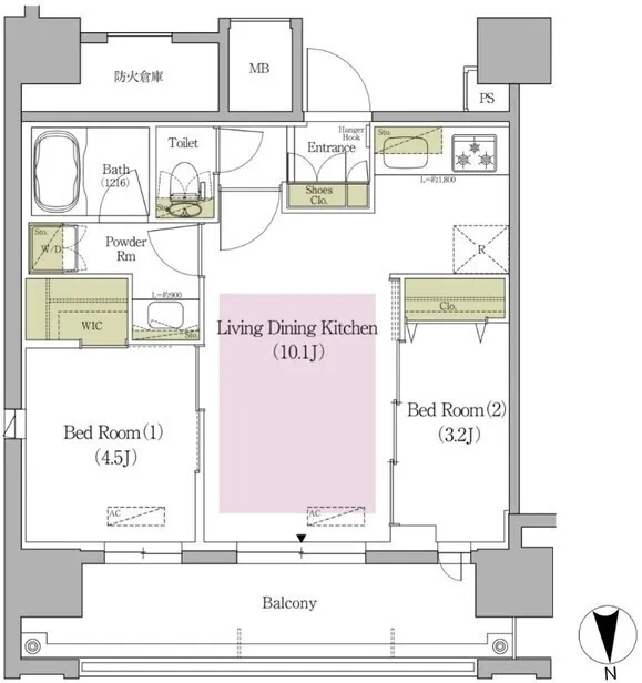 Urbanex Waseda Terrace - Floor Plan - ["Diagram", "Floor plan", "Plan"]