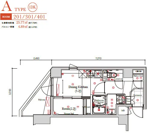 Latierra Toritsu Daigaku - Floor Plan - ["White", "Diagram", "Plan"]