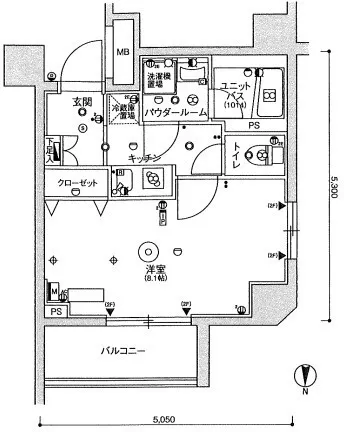 Sky Court Nakano Numabukuro - Floor Plan - ["White", "Plan", "Diagram"]