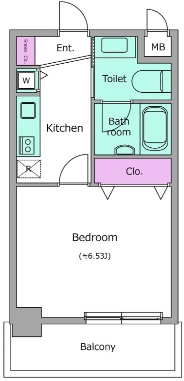 Residia Shinkawa  - Floor Plan - ["White", "Plumbing fixture", "Diagram"]