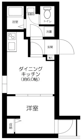 The Residence Nihonbashi - Floor Plan - ["Home Door", "Tile Flooring"]