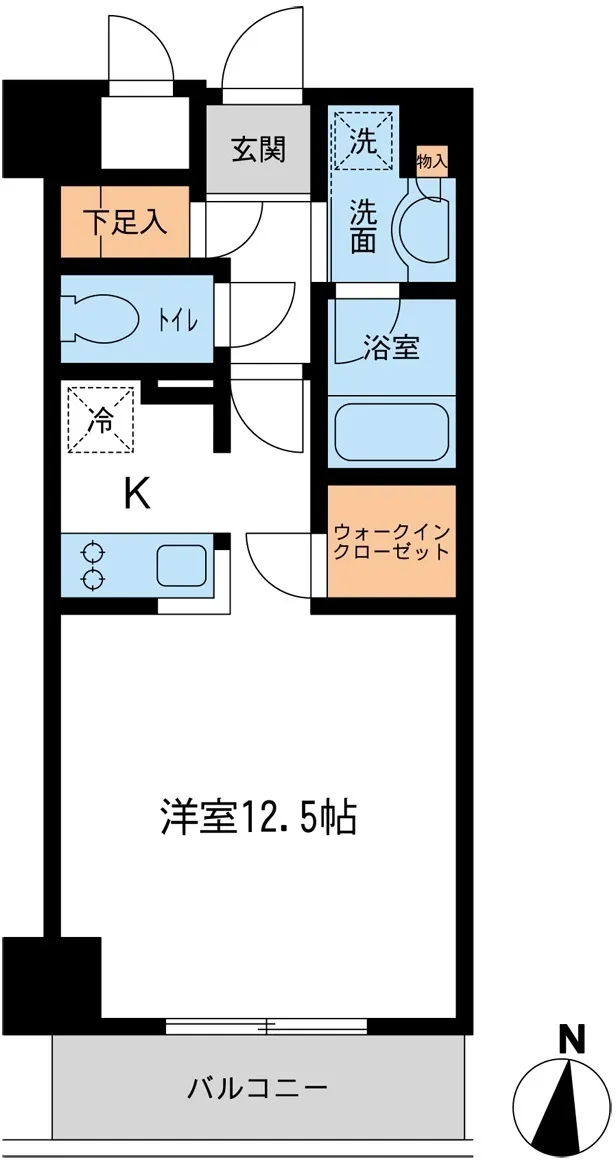 Residence Ryogoku Ekimae - Floor Plan - ["Tile Flooring"]