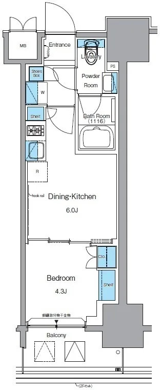 Prime Urban Asakusa Tawaramachi - Floor Plan - ["Rectangle", "Line", "Font"]