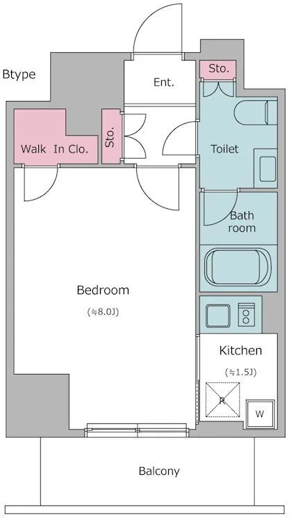 Residia Bunkyo Hongo 4 - Floor Plan - ["Rectangle", "Line", "Parallel"]