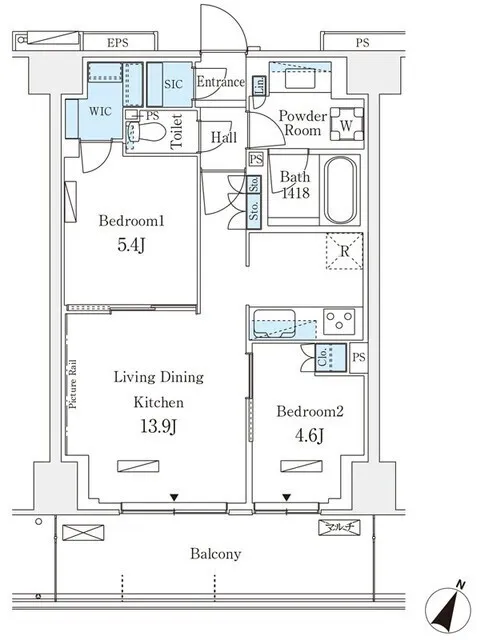 Royal Parks Akabane North - Floor Plan - ["Diagram", "Plan", "Floor plan"]