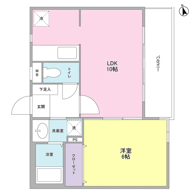 RUELLE Jingumae - Floor Plan - ["Rectangle", "Schematic", "Parallel"]