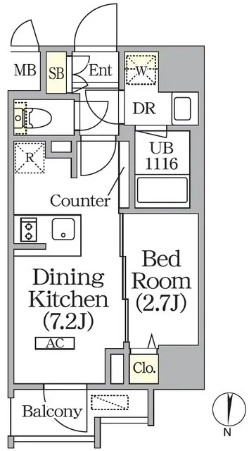 Boa Vista Ueno Okachimachi - Floor Plan - []