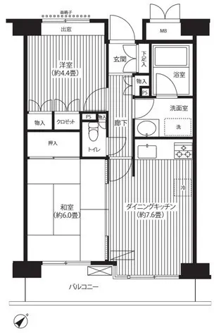 Stella Maison Musashikoyama - Floor Plan - ["Tile Flooring"]