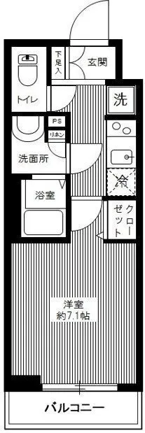 AZEST Tokiwadai - Floor Plan - ["Apartment", "Tile Flooring", "Home Door"]