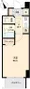 Forecity Monzen-Nakacho - Floor Plan - ["Apartment", "Tile Flooring"] thumbnail