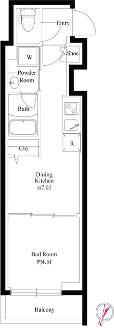 AZEST Shimura 3-chome II - Floor Plan - []