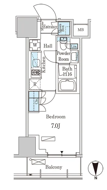 Park Axis Ikebukuro - Floor Plan - ["Schematic", "Rectangle", "Line"]