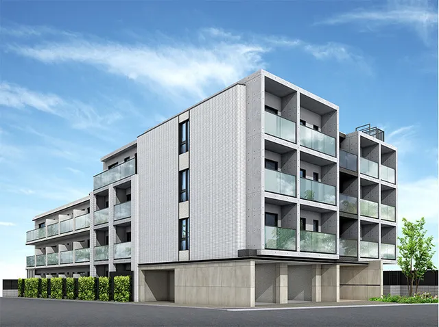 IPSE Higashi Koenji - Exterior - ["Urban design", "Composite material", "Apartment"]