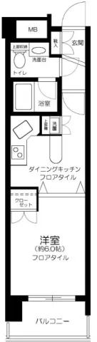 Towa Roppongi Homes - Floor Plan - []