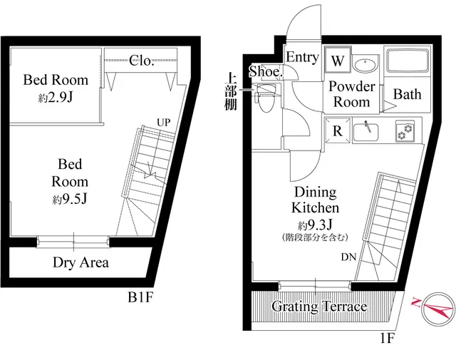 Grand Paseo Meguro Senzoku - Floor Plan - ["Stairs", "Design", "Daylighting"]