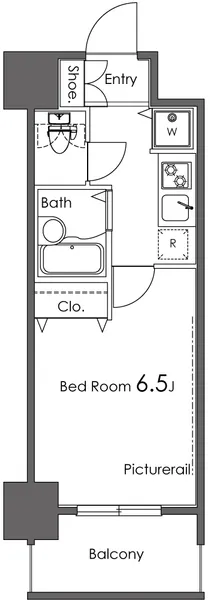 Castalia Higashi Nihombashi Ⅲ - Floor Plan - []
