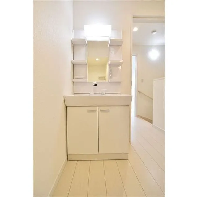 Brilliant Kanamecho - Interior - ["Mirror", "Cabinetry", "Bathroom cabinet"]