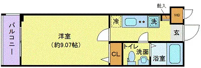 Plair Duc Higashinakano - Floor Plan - ["Apartment"]